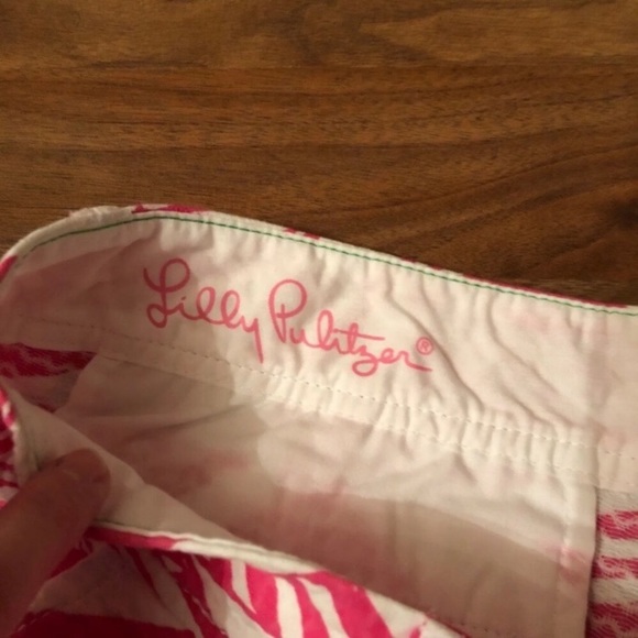 Lilly Pulitzer Walsh Pink White Yacht Sea Shorts - Picture 5 of 6